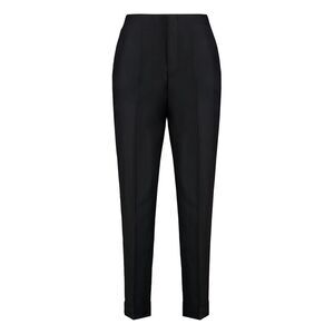 ALBERTA FERRETI Alberta Ferretti Women's Creased Tailored Trousers Women BLACK